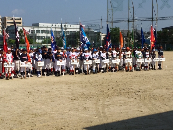 草津市ライオンズクラブ旗争奪学童野球大会に参戦しました